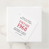 おもしろいヴィンテージ60th誕生日パーティー フェイバータグ (インサイチュ)