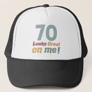 おもしろいヴィンテージ70誕生日 キャップ