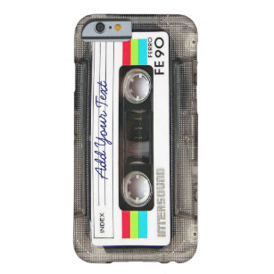 おもしろいヴィンテージ80sレトロ音楽カセットテープ barely there iPhone 6 ケース