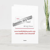 おもしろいヴィンテージ カード (裏面)