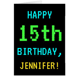 おもしろいヴィンテージ/レトロビデオゲームのルック15誕生日