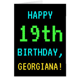 おもしろいヴィンテージ/レトロビデオゲームのルック19誕生日