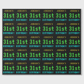 おもしろいヴィンテージ/レトロビデオゲームのルック31誕生日 ラッピングペーパー (フラット)