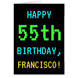おもしろいヴィンテージ/レトロビデオゲームのルック55誕生日