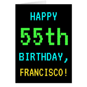 おもしろいヴィンテージ/レトロビデオゲームのルック55誕生日