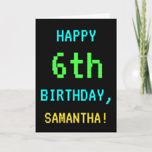 おもしろいヴィンテージ/レトロビデオゲームのルック6誕生日