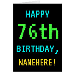 おもしろいヴィンテージ/レトロビデオゲームのルック76誕生日