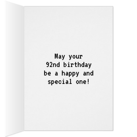 おもしろいヴィンテージ/レトロビデオゲームルック92nd誕生日 (内側 (右))