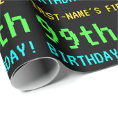 おもしろいヴィンテージ/レトロビデオゲームルック99誕生日 ラッピングペーパー (ロールコーナー)