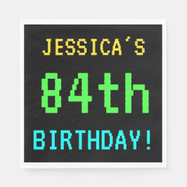 おもしろいヴィンテージ/レトロビデオゲーム84誕生日 スタンダードランチョンナプキン