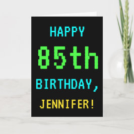 おもしろいヴィンテージ/レトロビデオゲーム85誕生日 カード