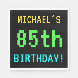 おもしろいヴィンテージ/レトロビデオゲーム85誕生日 スタンダードランチョンナプキン