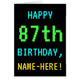 おもしろいヴィンテージ/レトロビデオゲーム87誕生日