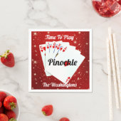 おもしろいー遊ピノクル紙プレート スタンダードカクテルナプキン (インサイチュ)