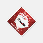 おもしろいー遊ピノクル紙プレート スタンダードカクテルナプキン (角)