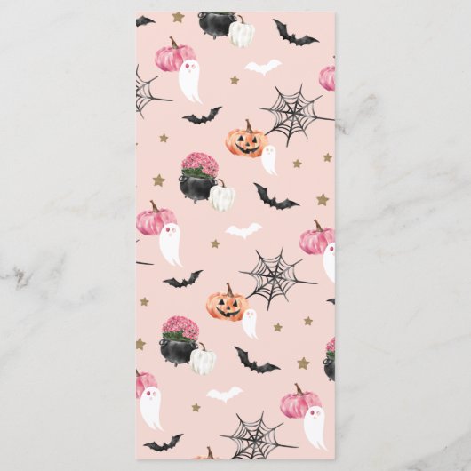 おもしろいー！スポオクタキュラ誕生日ハロウィンメニュー メニュー (裏面)