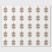 おもしろい一角獣 ラッピングペーパー (フラット)