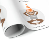 おもしろい一角獣 ラッピングペーパー (ロールコーナー)