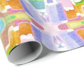 おもしろい万華鏡色 ラッピングペーパー (ロールコーナー)