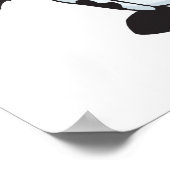 おもしろい不機嫌牛 ポスター (角)