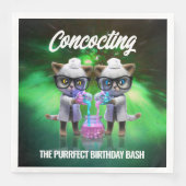 おもしろい不機嫌猫サイエンティスト誕生日 (正面)