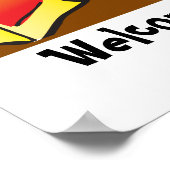 おもしろい不機嫌科学者先生歓迎ポスター ポスター (角)