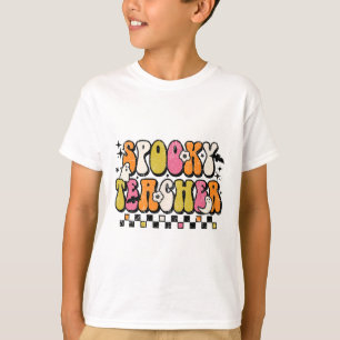 おもしろい不気味シーズンレトロ不気味先生ハロウィーンC Tシャツ