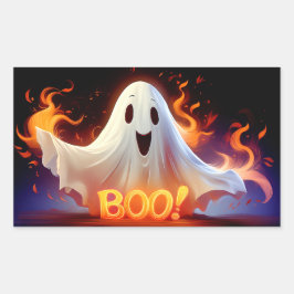 おもしろい不気味シール 長方形シール