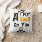 おもしろい不気味ハロウィーンギフト魔法をかけた クッション (ブランケット)