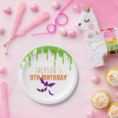 おもしろい不気味ハロウィーン子供の誕生日パーティー ペーパープレート (パーティー)