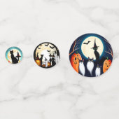 おもしろい不気味ハロウィーン表紙吹雪 コンフェッティ (裏面)