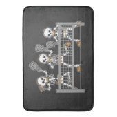 おもしろい不気味3スケルトンPlayin Pickleball Gift バスマット (正面縦)