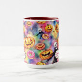 おもしろい不気味、ハロウィーン、ナターシャ・アメリカ マグカップ (中央)