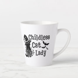 おもしろい不気味Cut Chilless Cat Lady カフェラテマグ