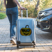 おもしろい不気味Pumpkinアイコニックウィンク シール (スーツケースインサイチュ)