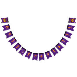 おもしろい不気味Pumpkin iconic winkSのみ!!! バンティングフラッグ