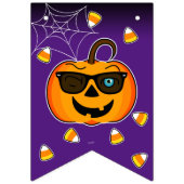 おもしろい不気味Pumpkin iconic winkSのみ!!! バンティングフラッグ (第1の旗)