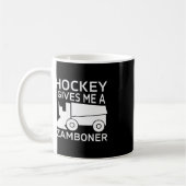 おもしろい与えホッケー私Zamboner1 コーヒーマグカップ (左)