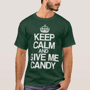 おもしろい与え保Calm and  Me Candy Crown Halloween Tシャツ