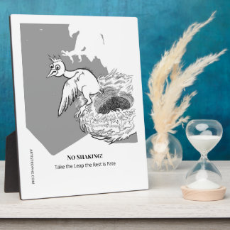 おもしろい与え勇気 フォトプラーク