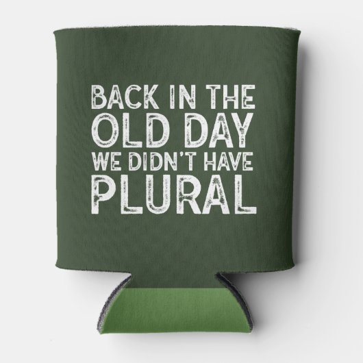 おもしろい丘を越えて昔のヴィンテージ 缶クーラー (正面)