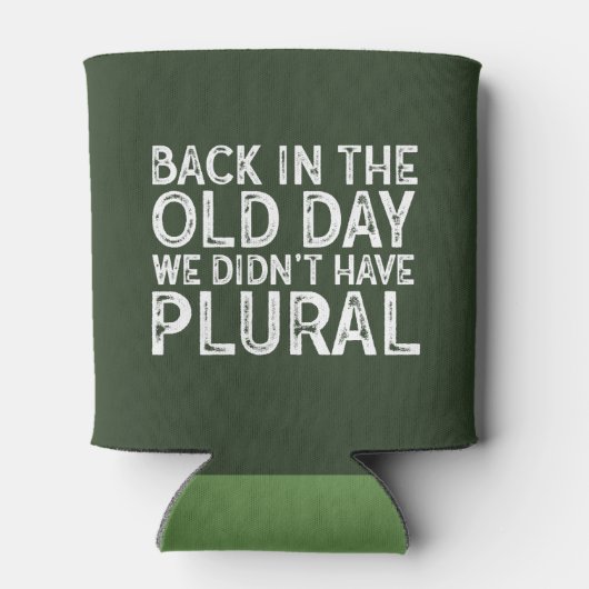 おもしろい丘を越えて昔のヴィンテージ 缶クーラー (裏面)