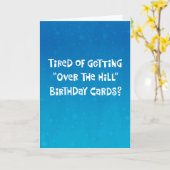 「おもしろい丘を越えて」50誕生日 カード (黄色い花)