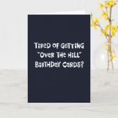 「おもしろい丘を越えて」50th誕生日カード カード (黄色い花)