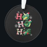 おもしろい亀のクリスマス オーナメント<br><div class="desc">おもしろい亀のクリスマス</div>