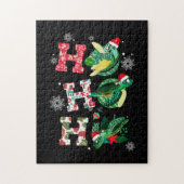おもしろい亀のクリスマス ジグソーパズル (縦)