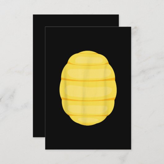 おもしろい亀のシェル怠惰ハロウィーンの衣装ギフト エンクロージャーカード (正面/裏面)