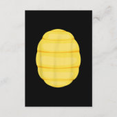 おもしろい亀のシェル怠惰ハロウィーンの衣装ギフト エンクロージャーカード (正面)