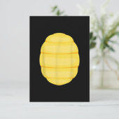 おもしろい亀のシェル怠惰ハロウィーンの衣装ギフト エンクロージャーカード (スタンド正面)