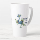 おもしろい予測できなおもしろいお洒落引用文 カフェラテマグ (右アングル)